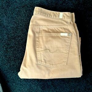 Men's Tan Bootcut Jeans